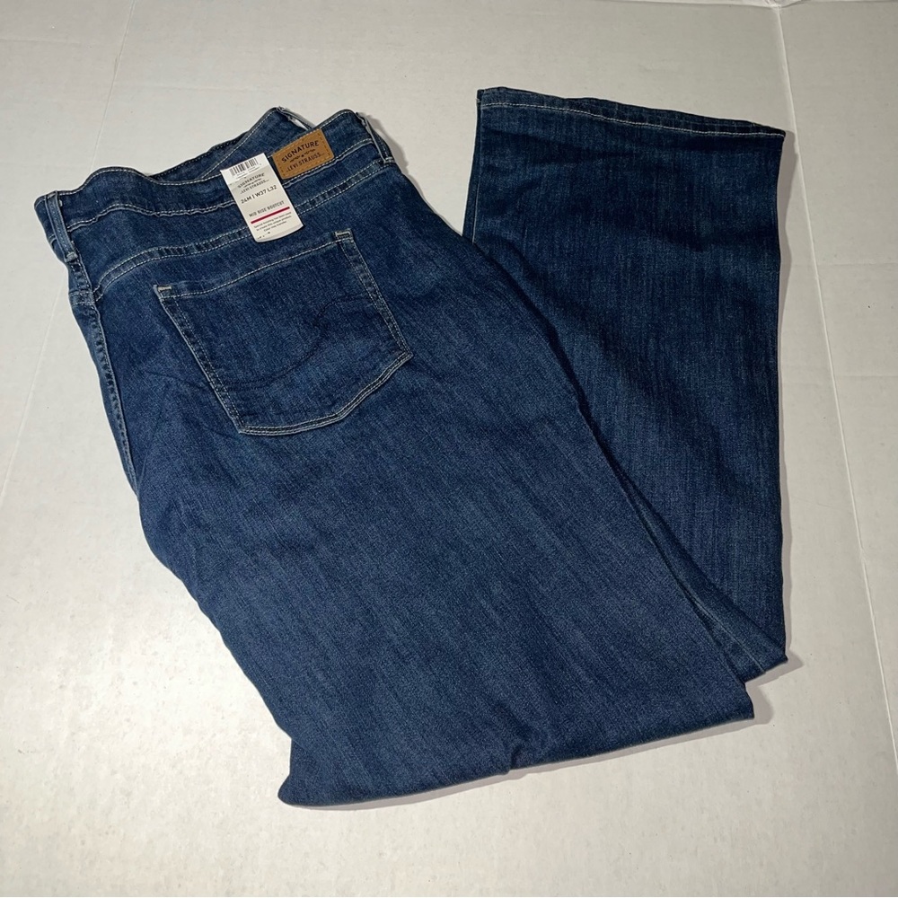 Signature by Levi Strauss Mid Rise Bootcut Blue Denim Jeans Size 24M NWT